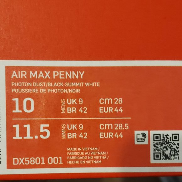 Nike AirMax Penny sz 10.5 Mens main image 4